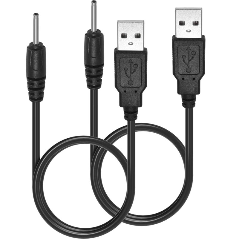 PChero 2pcs USB DC Charger Charge Charging Cable for Mini S530 Smallest Invisible Wireless Bluetooth Earbuds Earphones Headphones Headset and Bluetooth Shower Speaker - Image 1